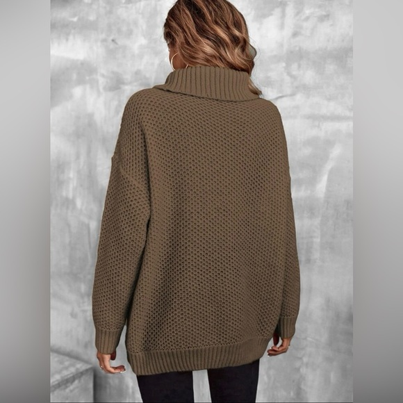 Turtleneck Knit Sweater - Picture 2 of 3